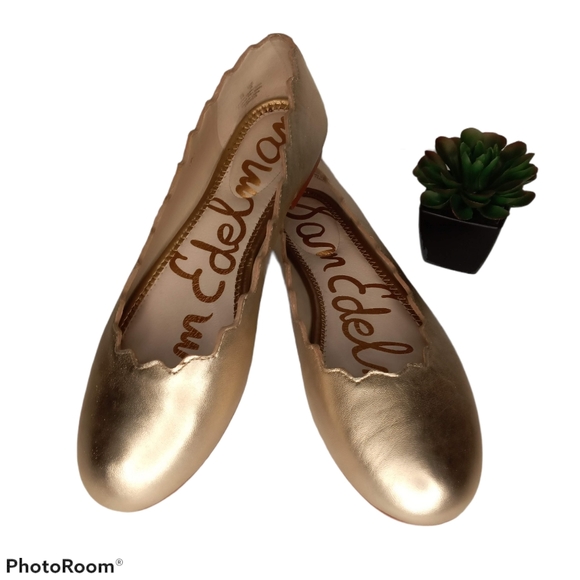Sam Edelman Shoes - SAM EDELMAN Francis Gold Flats